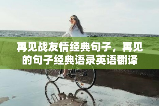 再见战友情经典句子，再见的句子经典语录英语翻译