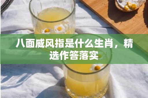 八面威风指是什么生肖，精选作答落实