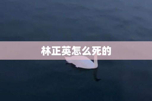 林正英怎么死的