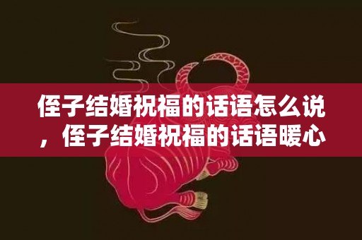 侄子结婚祝福的话语怎么说，侄子结婚祝福的话语暖心短句，祝侄子结婚祝福语怎么说