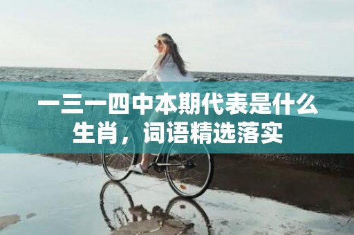 一三一四中本期代表是什么生肖，词语精选落实