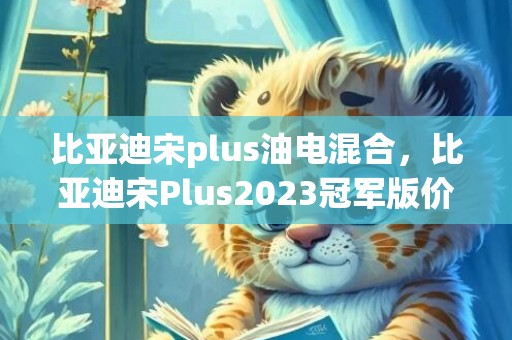 比亚迪宋plus油电混合，比亚迪宋Plus2023冠军版价格一览(DM-i+EV)