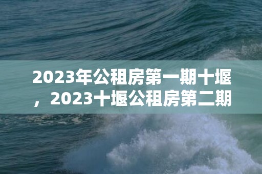 2023年公租房第一期十堰，2023十堰公租房第二期配租公告