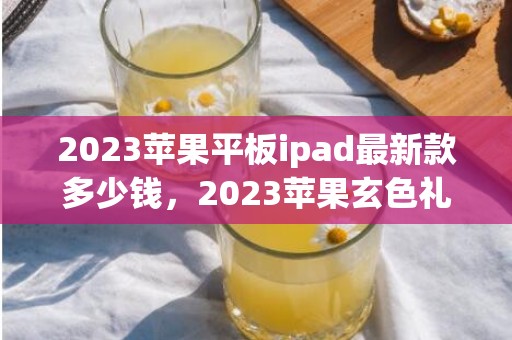 2023苹果平板ipad最新款多少钱，2023苹果玄色礼拜五优惠力度怎么样运动详情一览