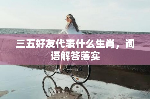 三五好友代表什么生肖，词语解答落实