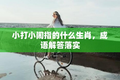 小打小闹指的什么生肖，成语解答落实