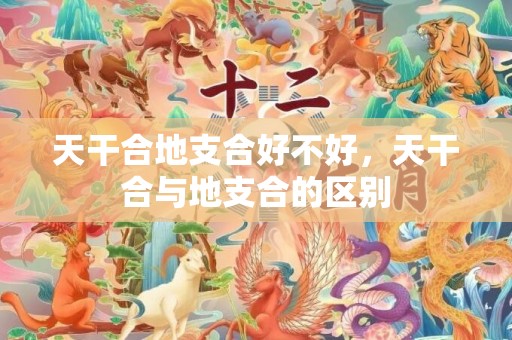 天干合地支合好不好，天干合与地支合的区别