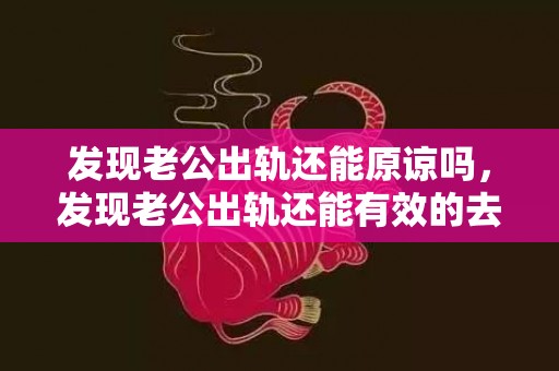 发现老公出轨还能原谅吗，发现老公出轨还能有效的去挽回吗