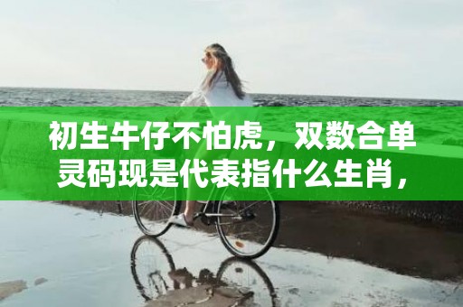 初生牛仔不怕虎，双数合单灵码现是代表指什么生肖，精选答案落实