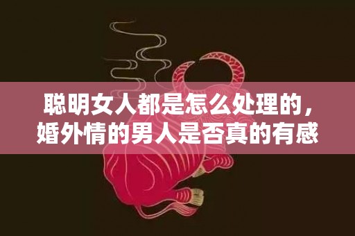 聪明女人都是怎么处理的，婚外情的男人是否真的有感情 十年婚外情男方会是真爱吗