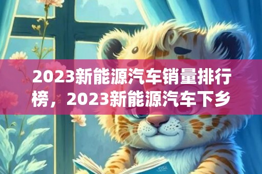 2023新能源汽车销量排行榜，2023新能源汽车下乡政策(参与活动车型一览)