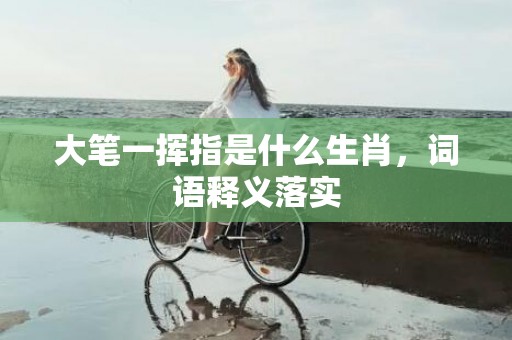 大笔一挥指是什么生肖，词语释义落实