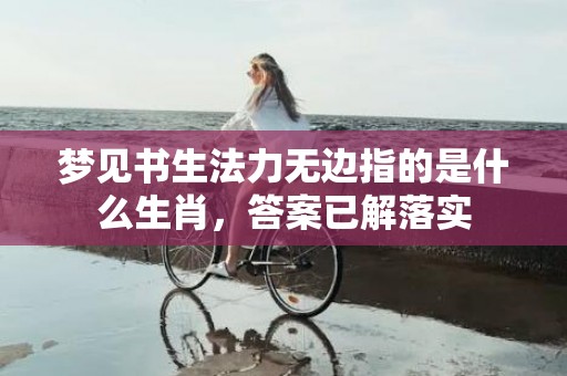 梦见书生法力无边指的是什么生肖，答案已解落实