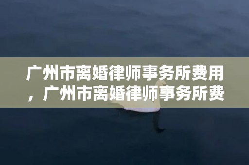 广州市离婚律师事务所费用，广州市离婚律师事务所费用