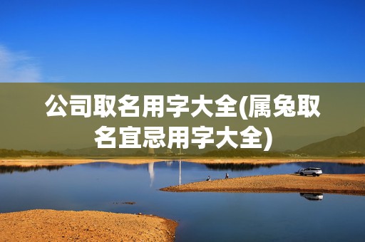 公司取名用字大全(属兔取名宜忌用字大全)