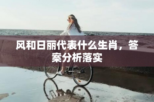 风和日丽代表什么生肖，答案分析落实