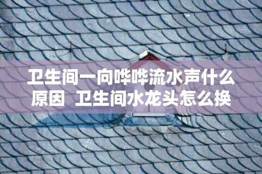 卫生间一向哗哗流水声什么原因  卫生间水龙头怎么换