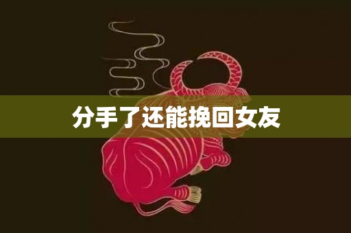 分手了还能挽回女友