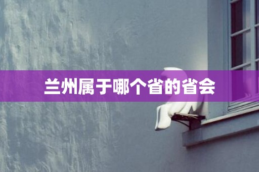 兰州属于哪个省的省会