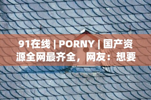 91在线 | PORNY | 国产资源全网最齐全，网友：想要都可以获得！