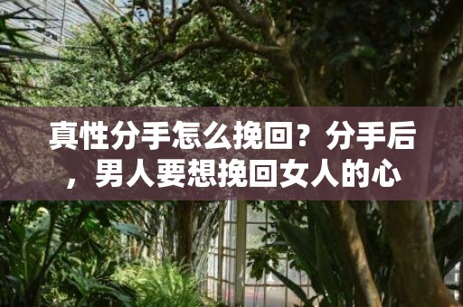 真性分手怎么挽回？分手后，男人要想挽回女人的心