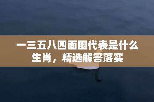 一三五八四面围代表是什么生肖，精选解答落实