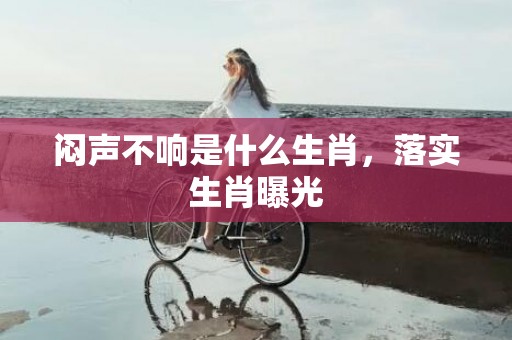 闷声不响是什么生肖，落实生肖曝光