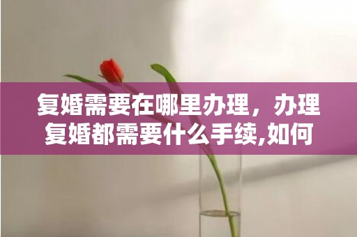 复婚需要在哪里办理，办理复婚都需要什么手续,如何办理复婚登记?