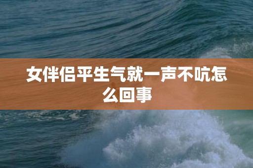 女伴侣平生气就一声不吭怎么回事