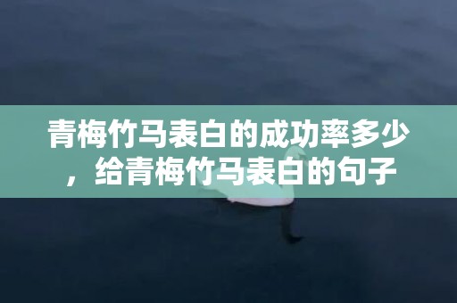 青梅竹马表白的成功率多少，给青梅竹马表白的句子