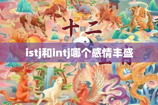 istj和intj哪个感情丰盛