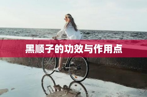 黑顺子的功效与作用点