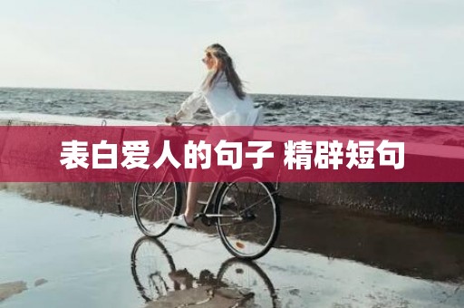 表白爱人的句子 精辟短句