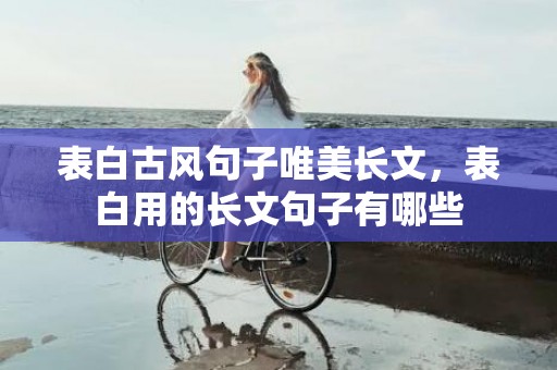 表白古风句子唯美长文，表白用的长文句子有哪些