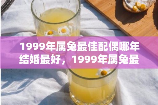 1999年属兔最佳配偶哪年结婚最好，1999年属兔最佳结婚年