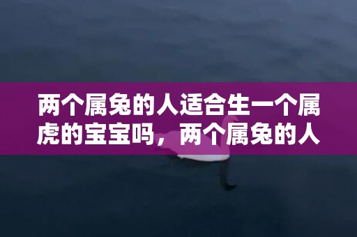 两个属兔的人适合生一个属虎的宝宝吗，两个属兔的人适合做夫妻吗