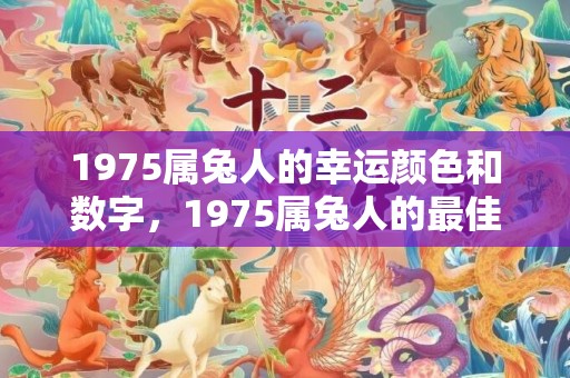 1975属兔人的幸运颜色和数字，1975属兔人的最佳婚配属相