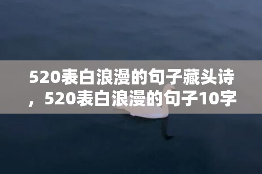 520表白浪漫的句子藏头诗，520表白浪漫的句子10字左右 怎么表白比较浪漫