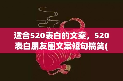 适合520表白的文案，520表白朋友圈文案短句搞笑(文案短句)