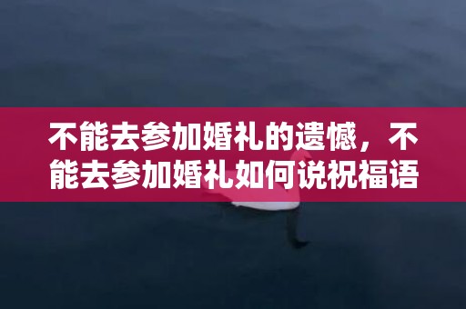 不能去参加婚礼的遗憾，不能去参加婚礼如何说祝福语，结婚祝福语简短