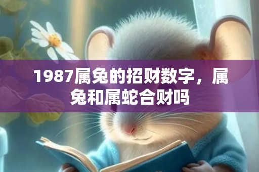 1987属兔的招财数字，属兔和属蛇合财吗