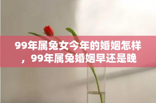 99年属兔女今年的婚姻怎样，99年属兔婚姻早还是晚