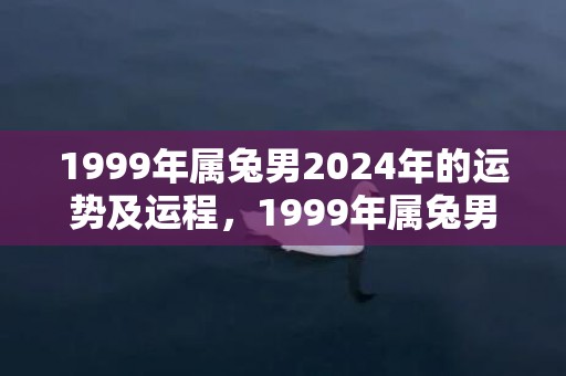 1999年属兔男2024年的运势及运程，1999年属兔男孩最佳结婚年龄是多少