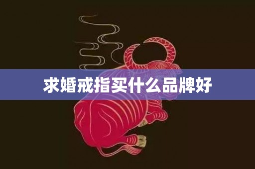 求婚戒指买什么品牌好