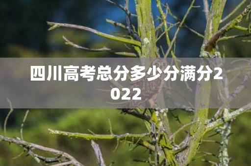 四川高考总分多少分满分2022