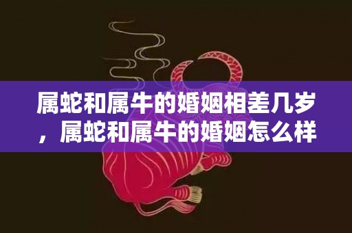 属蛇和属牛的婚姻相差几岁，属蛇和属牛的婚姻怎么样