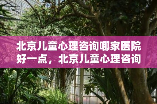 北京儿童心理咨询哪家医院好一点，北京儿童心理咨询有哪些地方？儿童心理咨询医院电话