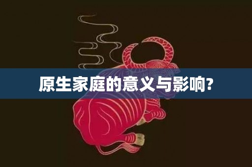 原生家庭的意义与影响?