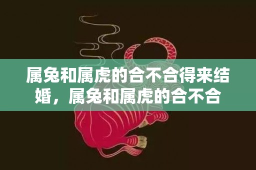 属兔和属虎的合不合得来结婚，属兔和属虎的合不合