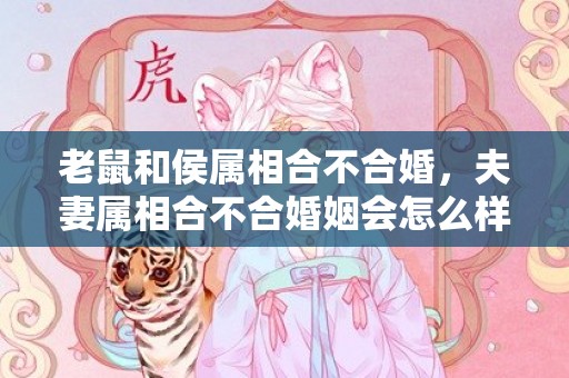 老鼠和侯属相合不合婚，夫妻属相合不合婚姻会怎么样 鸡和狗的属相合不合